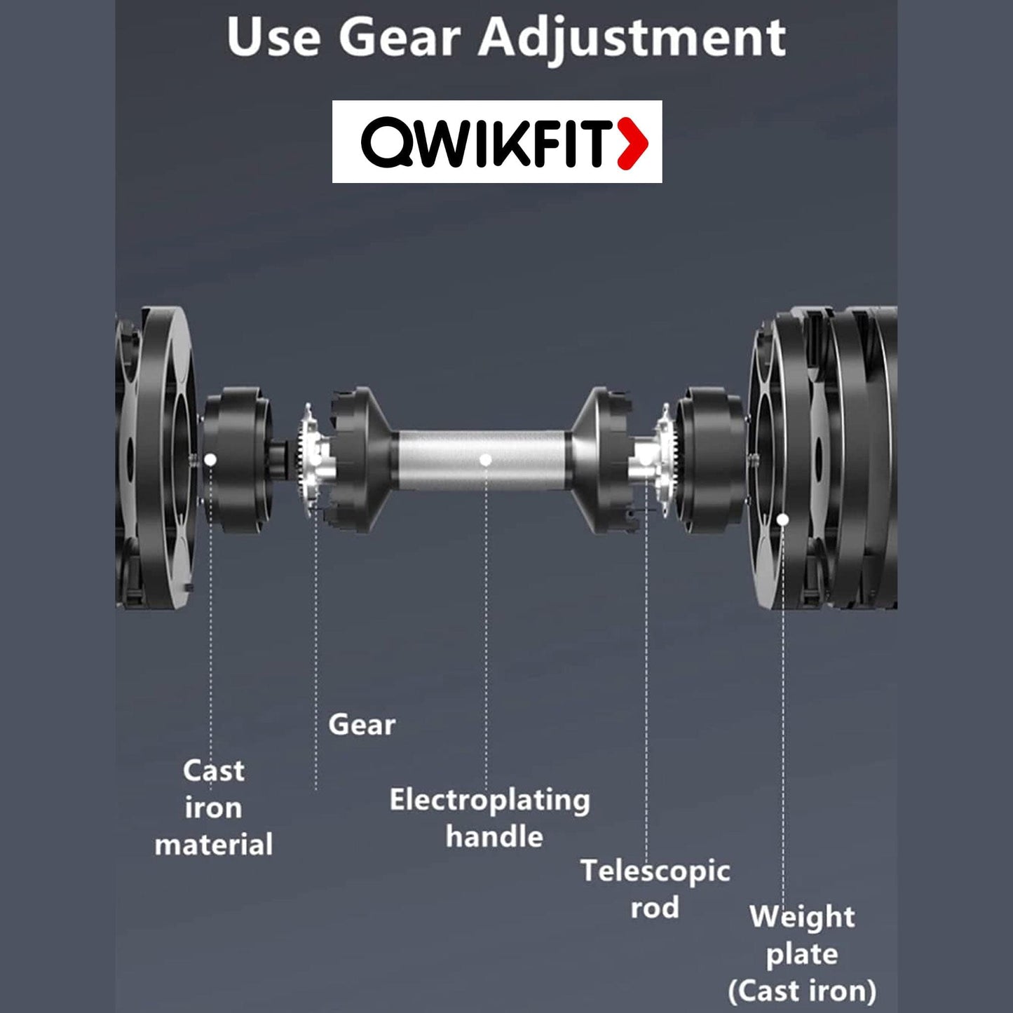 Adjustable Dumbbell Pair